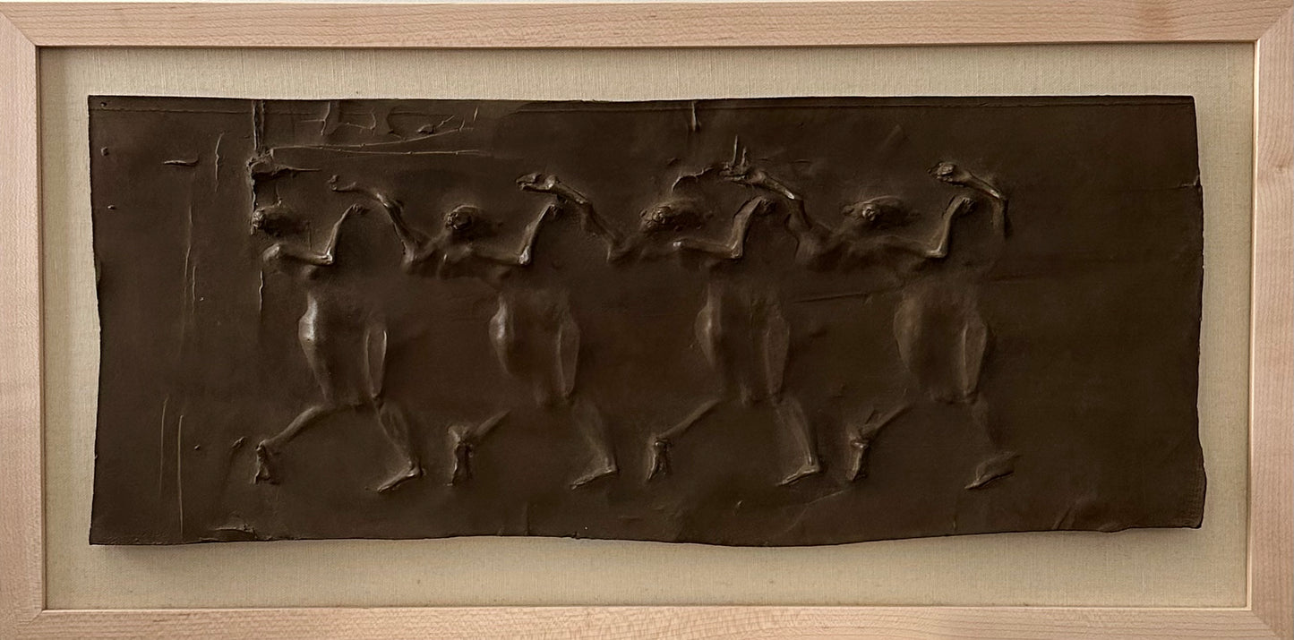 FIGURAL RELIEF PLAGUE