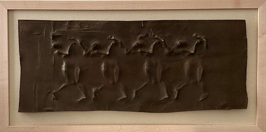 FIGURAL RELIEF PLAGUE