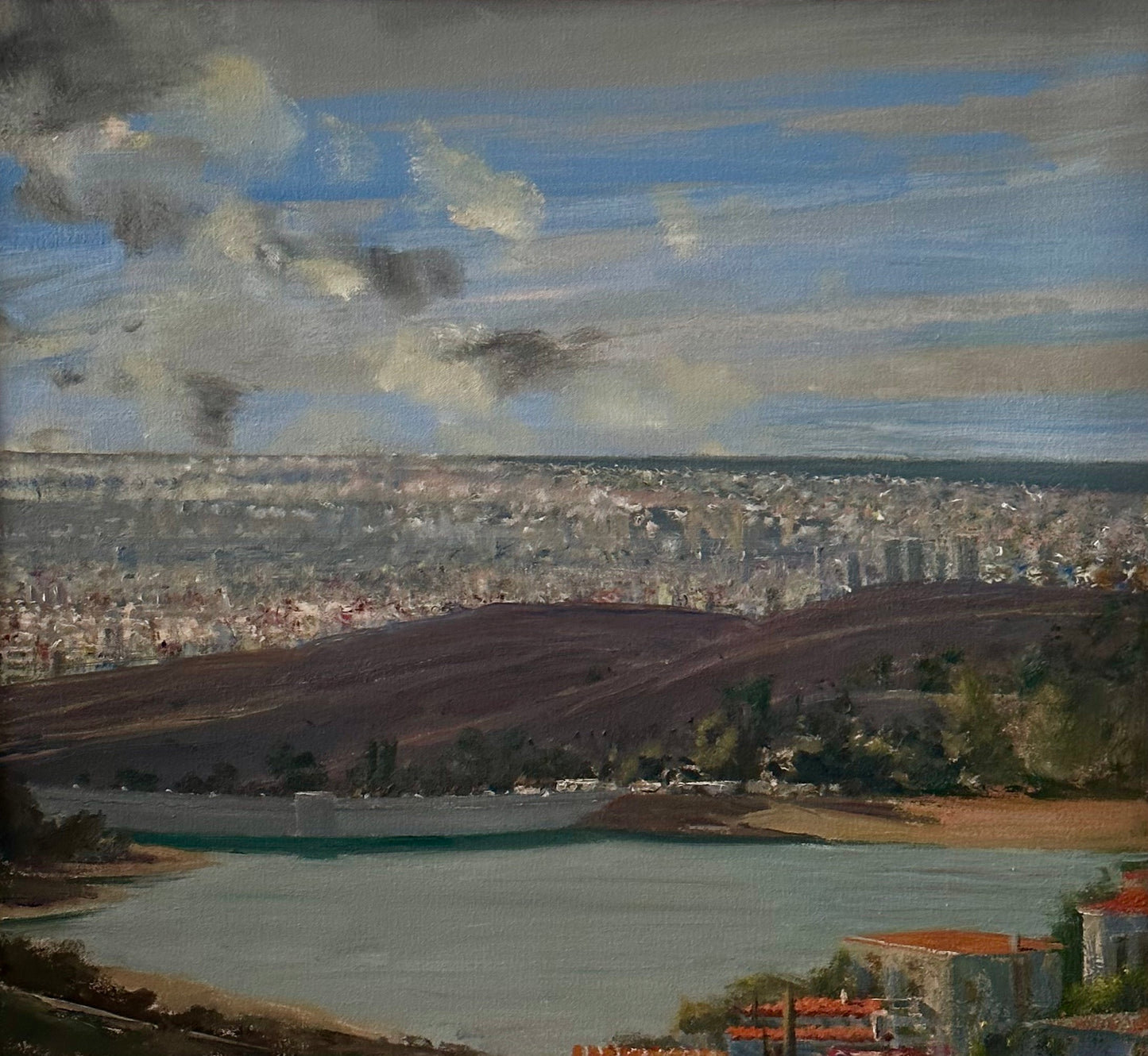 VIEW OF THE HOLLYWOOD RESERVOIR